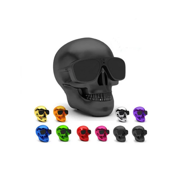 Cool Gadgets 2017 New Professional Wireless Soundbox Portable Skull Blue Tooth Speaker for Halloween Gifts