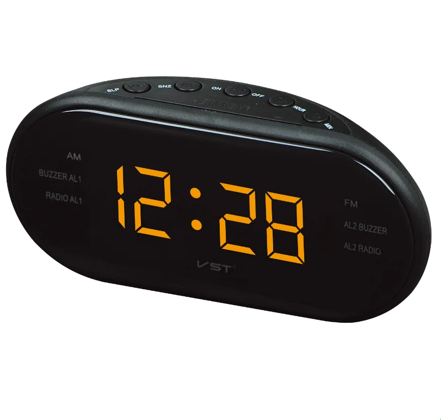 Home and outdoor multifunctional 1.2' LED Display Alarm Digital Am/Fm Radio Clock