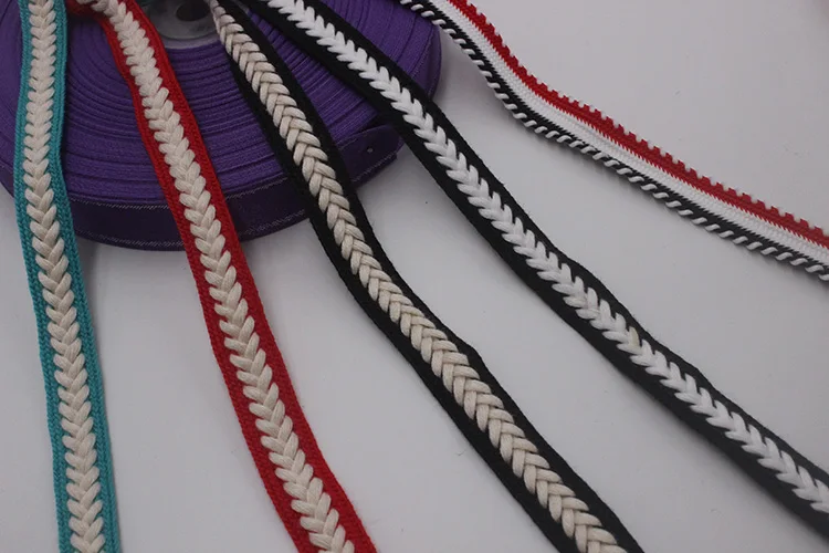 wholesale best price Double coloured cotton lace