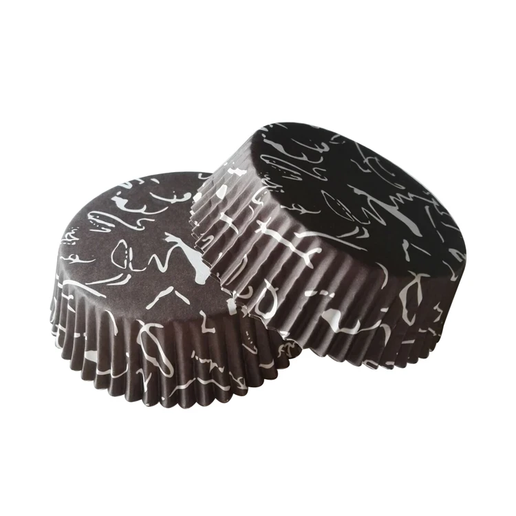 PET Coated Greaseproof Round Paper Cake Cup Lace Cupcake Liners