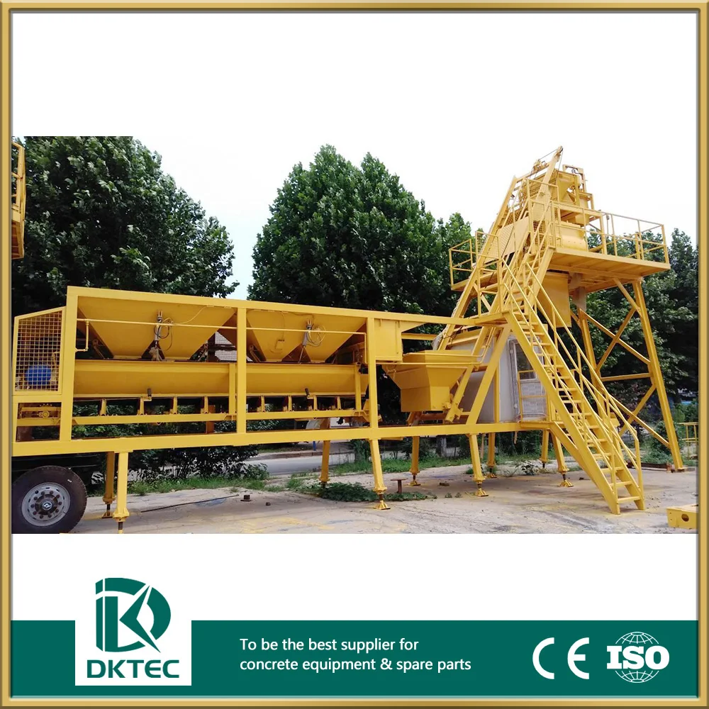 35m3 Ready Mix Small Mobile Concrete Batching Plant for Sale