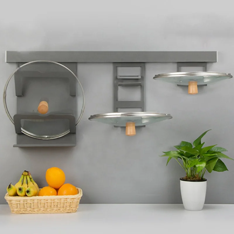 Lanboni kitchen adjustable wall mounted dish storage rack