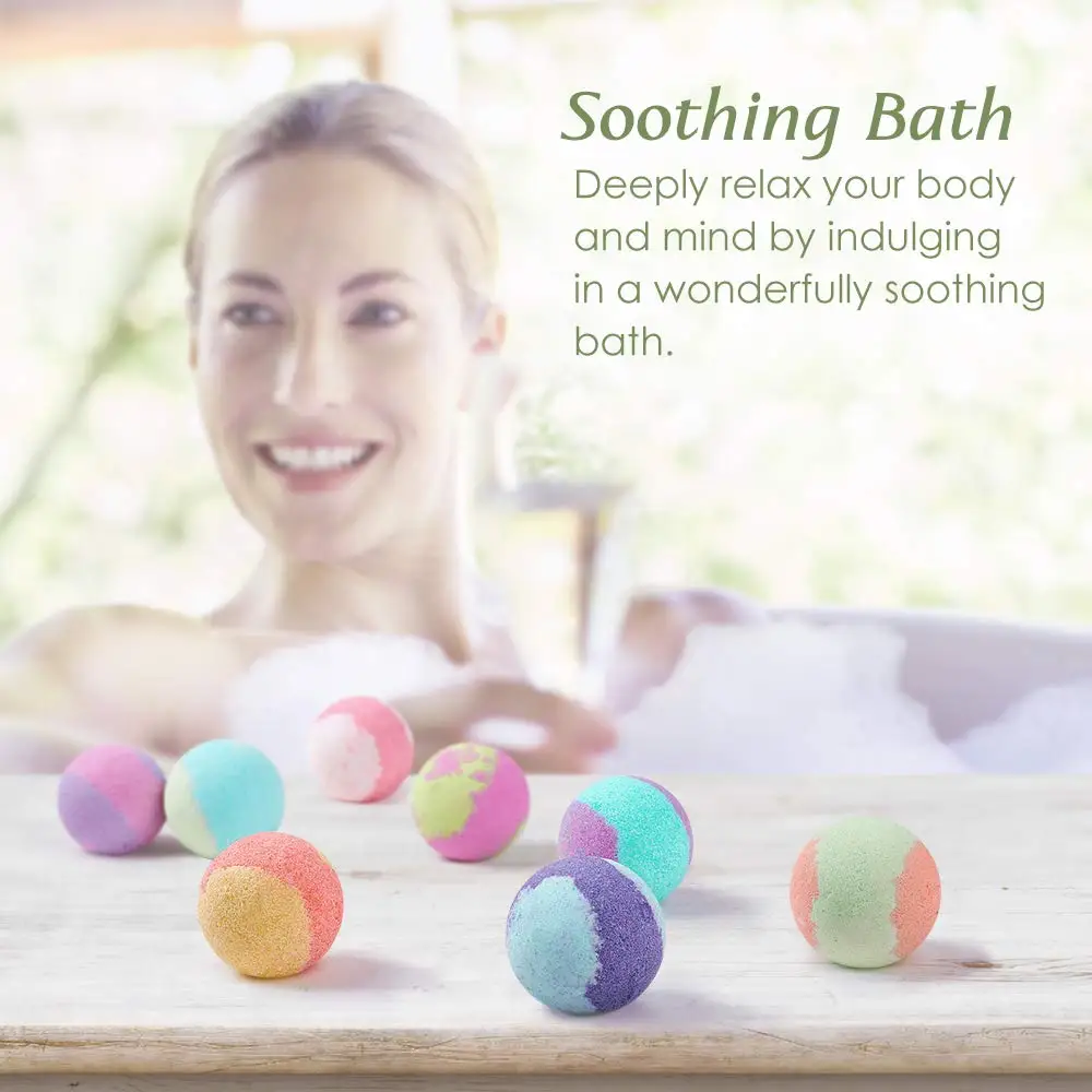 
Bubble Bath for Relaxation Moisturizing and Gift Ideals Vegan Oganic Essential Oil Spa Fizzy Bomb 