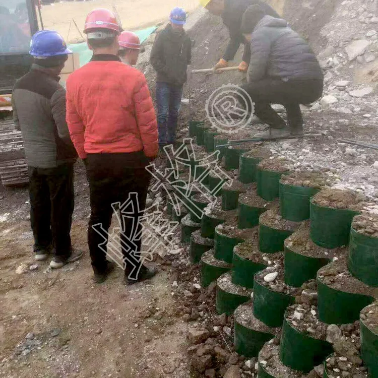 
HDPE geocell ground stabilization grid 