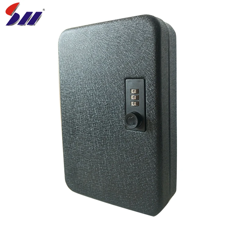 240*165*54 мм матовый черный холодной прокатки сталь безопасности офис комбинации замок портативный пистолет Сейф Коробка