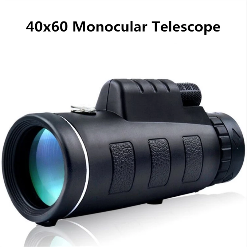 Mobile Phone Monocular Telescope 40x60 Hunting Telescope Optical Zoom Telescope for Tactical Monocular Device