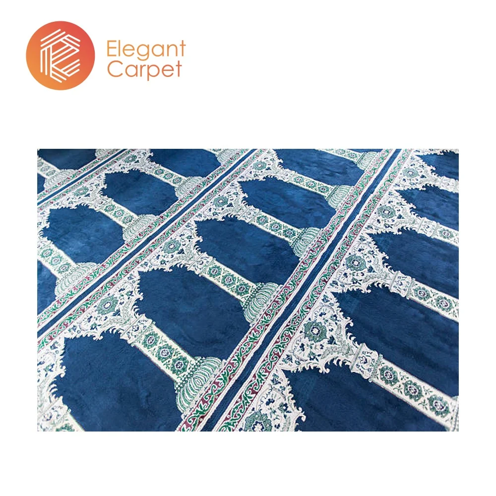 Green color wholesale masjid mosque carpet irani prayer carpet
