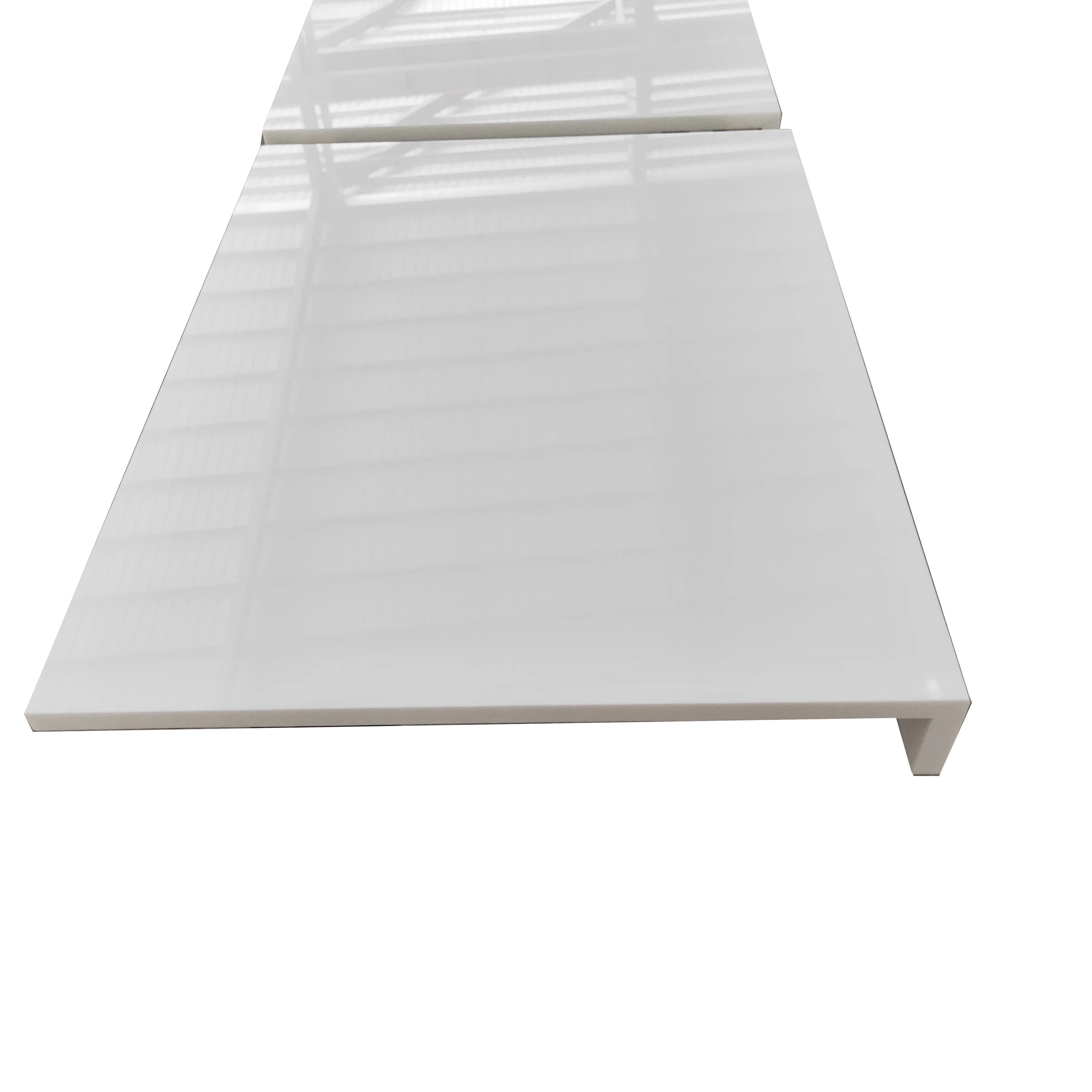 
Inspissate edges artificial nano glass vanity top kitchen worktop 