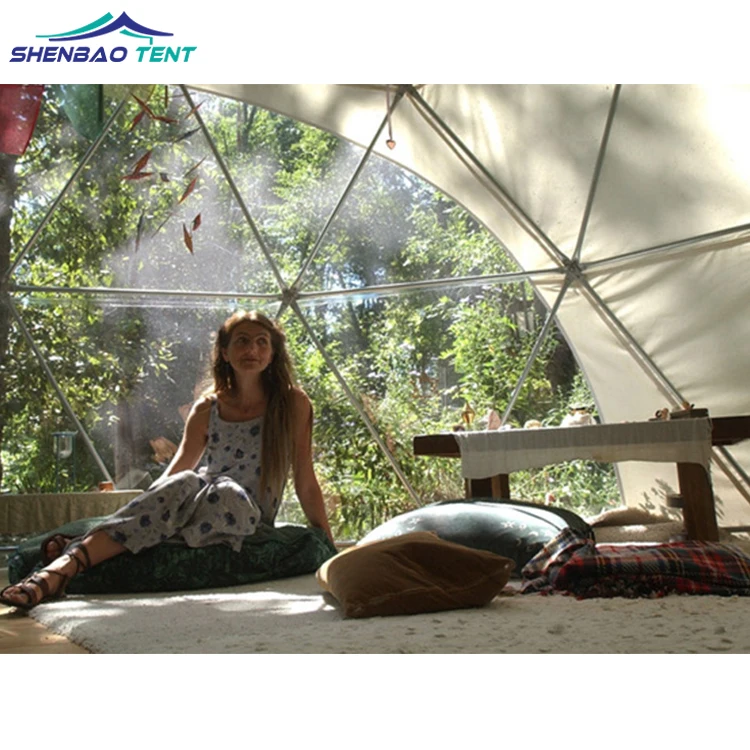 Transparent Fireproof Clear Geodesic Dome Outdoor Tents For Party