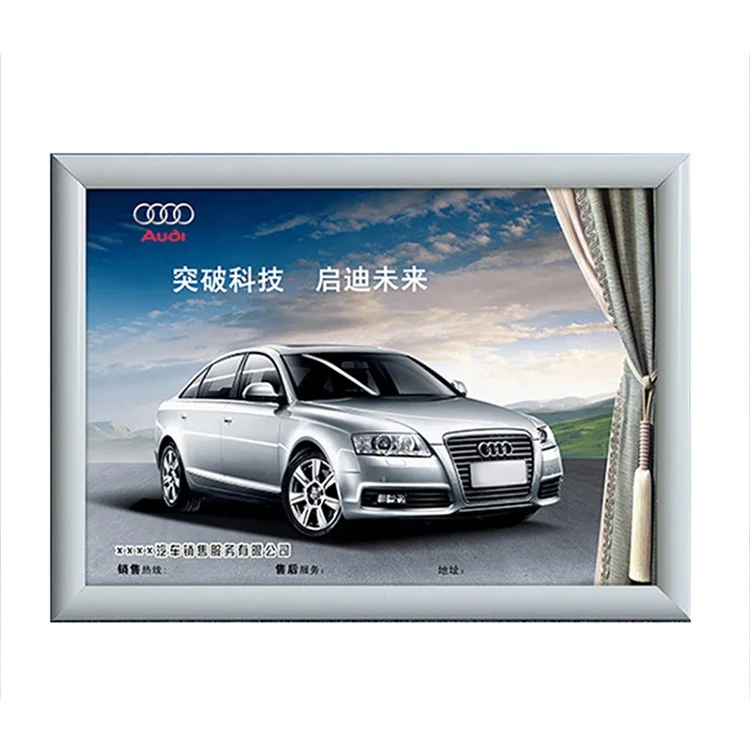 Gallery Display Show Alloy Aluminum Metal Multi-Size A1 Plastic Poster Frame Edging