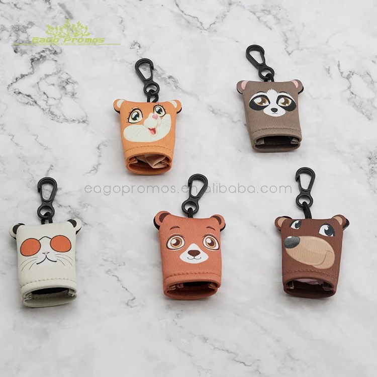 2024 2025 High quality Cheap Price Microfiber lens keychain cleaning cloth with neoprene pouch,for screen/lens/glass cleani