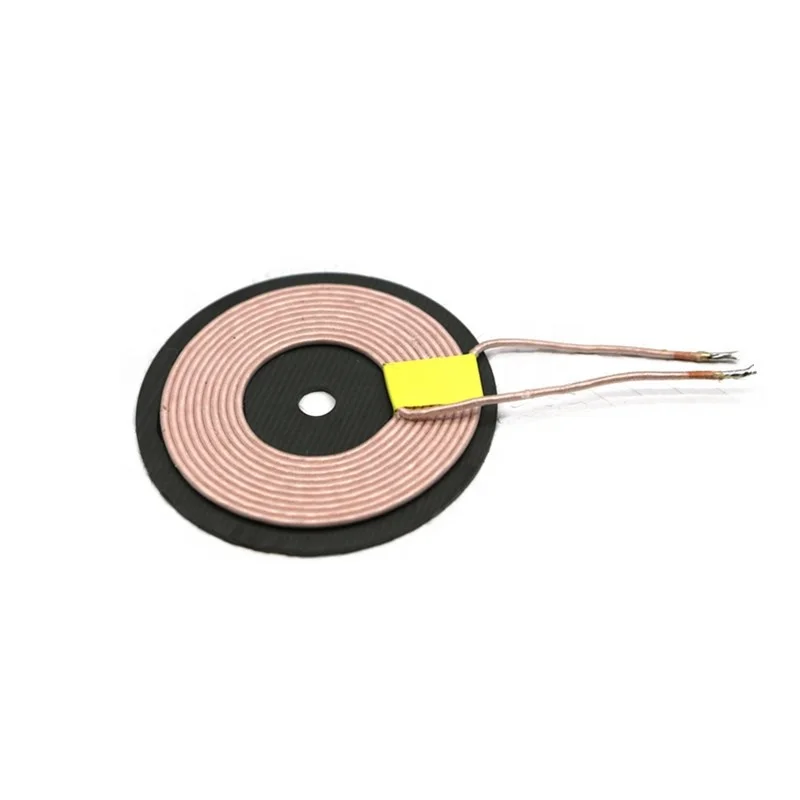 A11 Round Litz Wire Coil Wireless Charging Coil with Ferrite for Mobile Charger