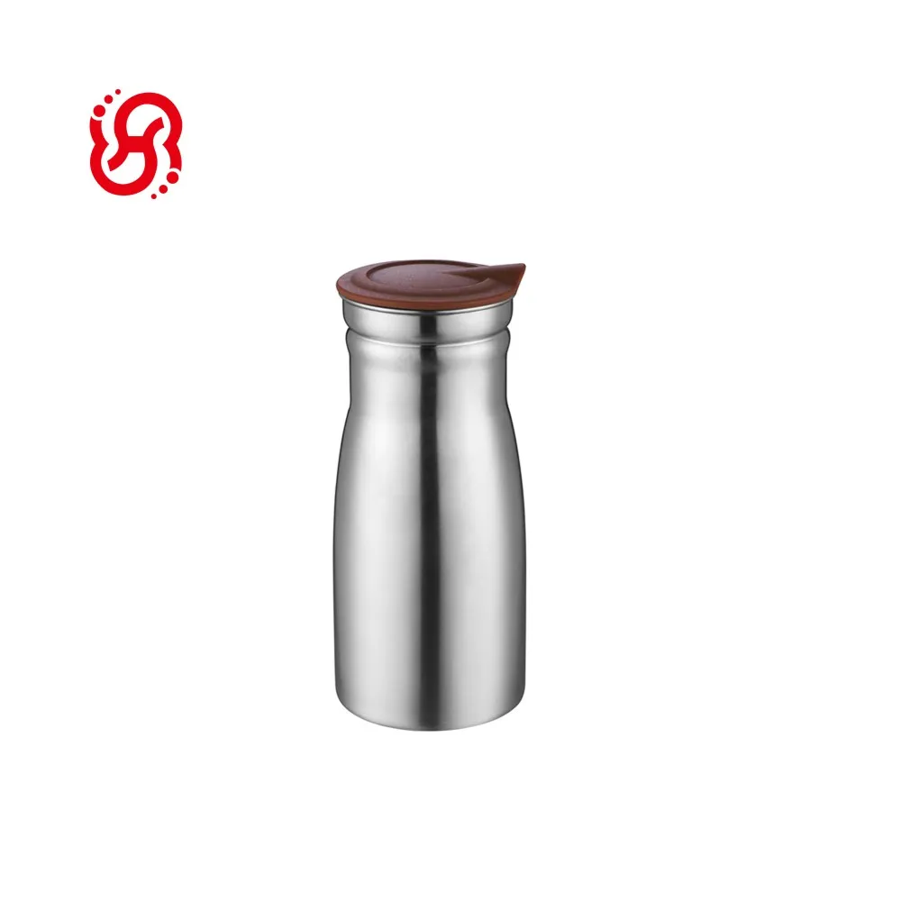 Stainless Steel Water Pot&Kettle Water Jug Cheap Juice bottle With Silicone Lid