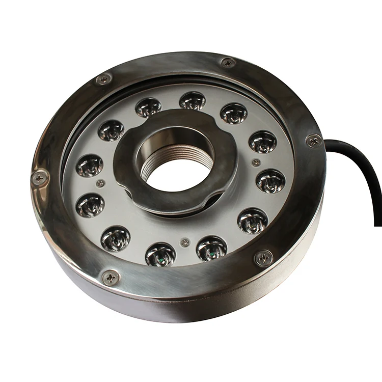 DMX Control Dry Deck Jet Nozzle color changing 36w led fountain light