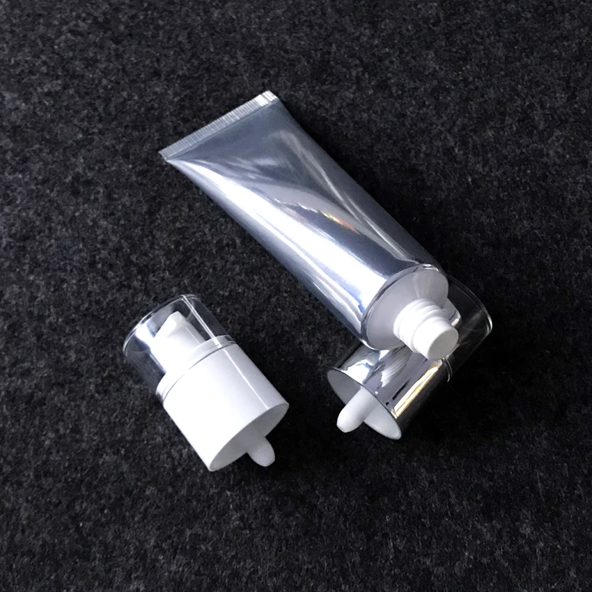 50 г высокое качество яркость золото/серебро крем для рук Мягкая трубка очищающее средство для лица для пластиковых труб