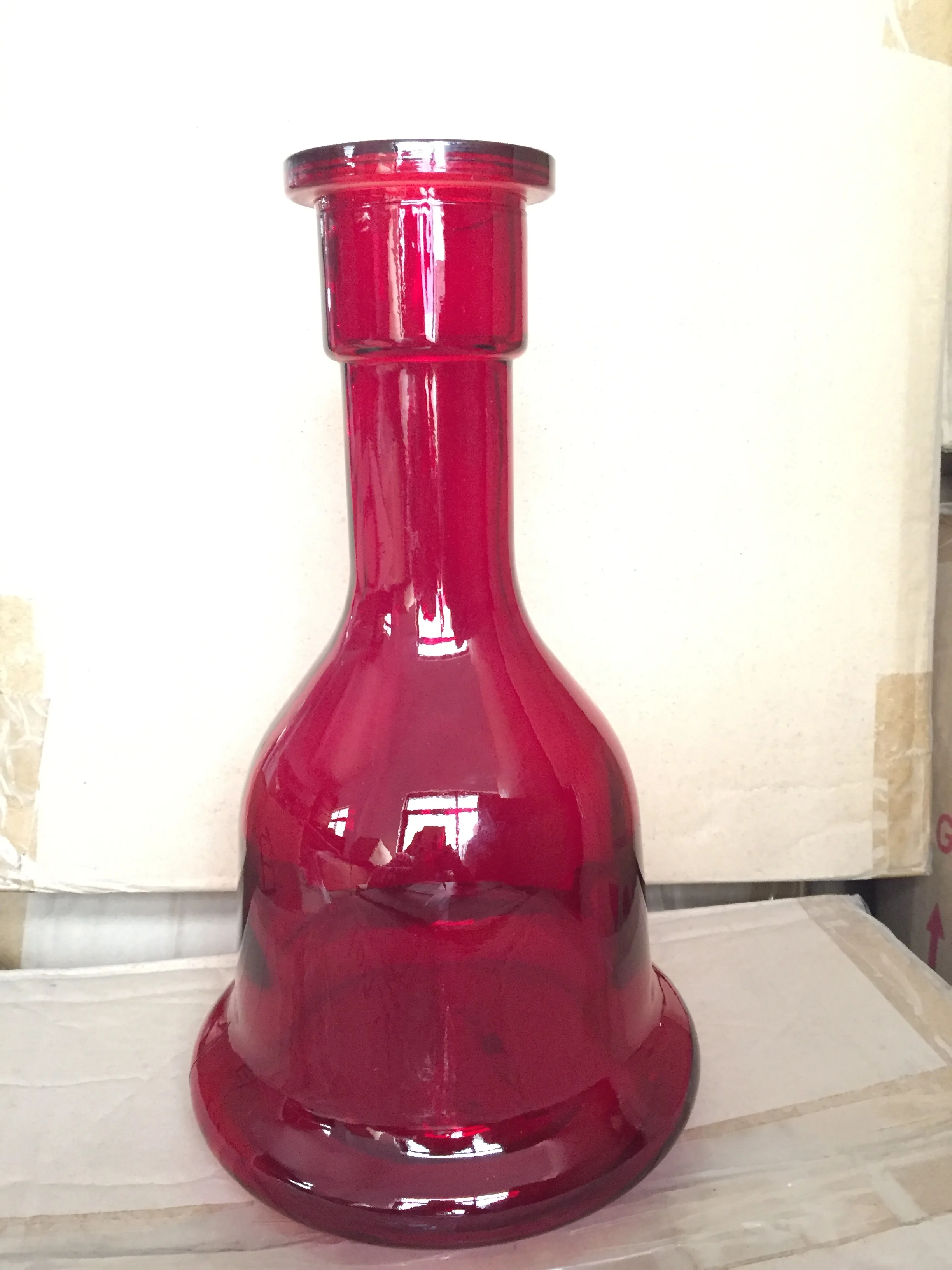 Height 31cm glass for hookah shisha vase base bottle