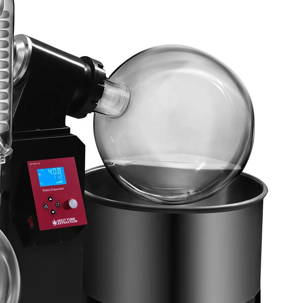 Цена по прейскуранту завода WTRE-50 двойной конденсатор 20л 50л литров вакуумный роторный испаритель для промышленного извлечения