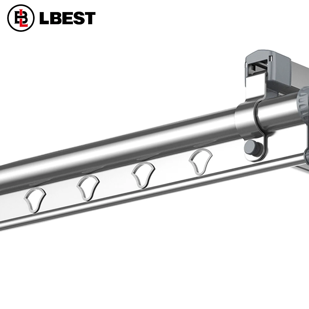 Balcony ceiling mounted  aluminium electric heating clothes dryer automatic clothes hanger electric ceiling clothes drying rack