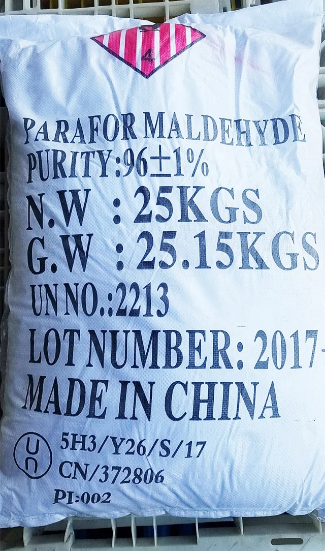 
High Quality Manufacturer Price Paraformaldehyde Prills Powder 