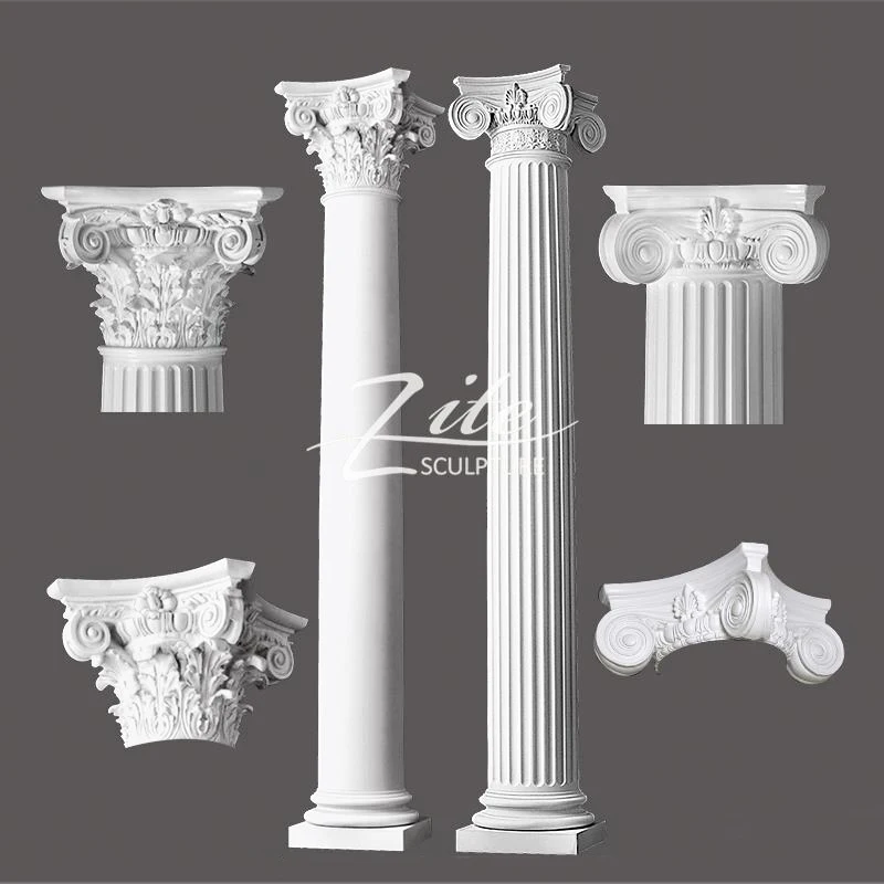 Modern Decoration Stone Roman Pillars