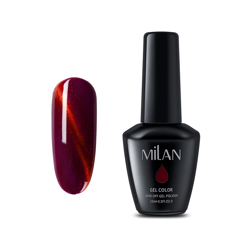 15 ML Nail Art Semi Permanent Soak Off Purple Cat Eyes Magnet Gel Polish LED UV Gel Nail Polish Magnetic Gel