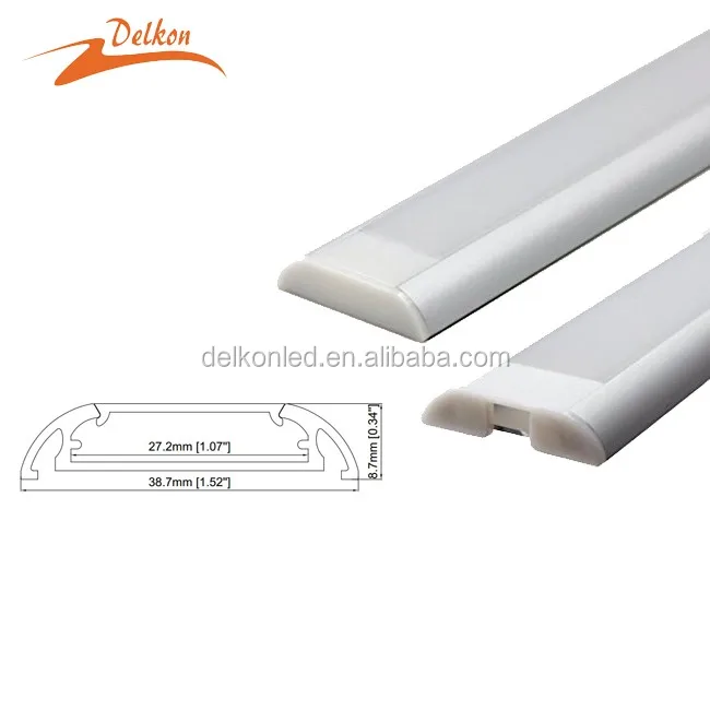 39*9mm Slim LED Profile Aluminum Led Strip Channel for 26mm Width LED Strip