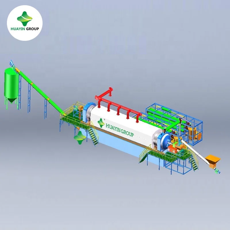Профессиональный поставщик HUAYIN, непрерывная система пиролиза
