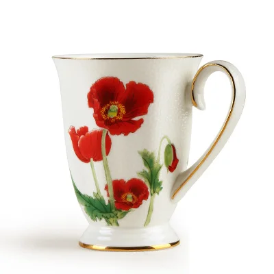 Wholesale High Quality New Bone China Coffee Set Gold Rim Tea Set Anaglyph Ceramic