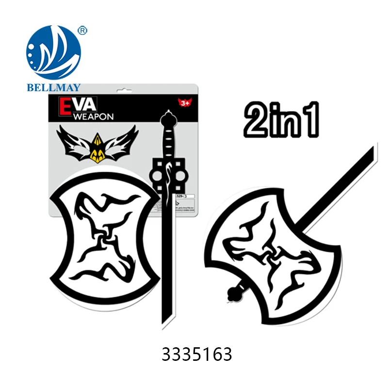 Bemay Toy Weapon In Toy Swords Battle Game Defence Set Boys EVA Foam Toy