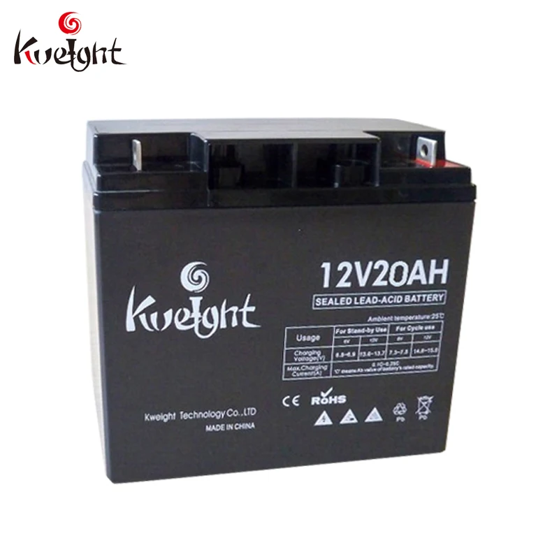 Long service life rechargeable 12V20Ah battery for Led Light and solar system