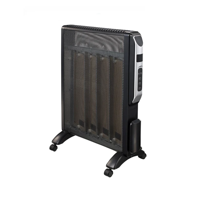 2000W 18 Hours LED Display Timer Electronic Mica Infrared Heater with  Remote Controller