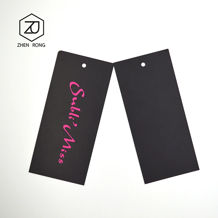 
2019 new fashion high quality embossed swing tag for clothing 