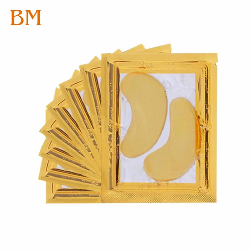 Natural Men and Women Eye pads Anti Aging Hydrating Eye Patches Collagen Solution 24K Gold Eye Mask
