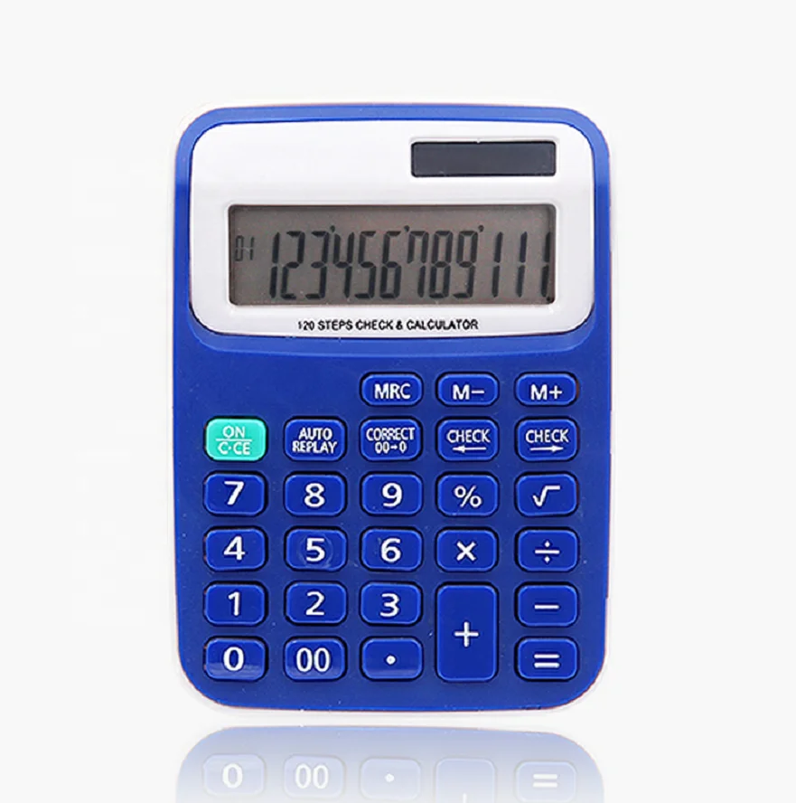 
Wholesale Cheap Price Business School Office Calculadora Colorful 12 Digit Electronic Mini Promotion Gift Calculator 