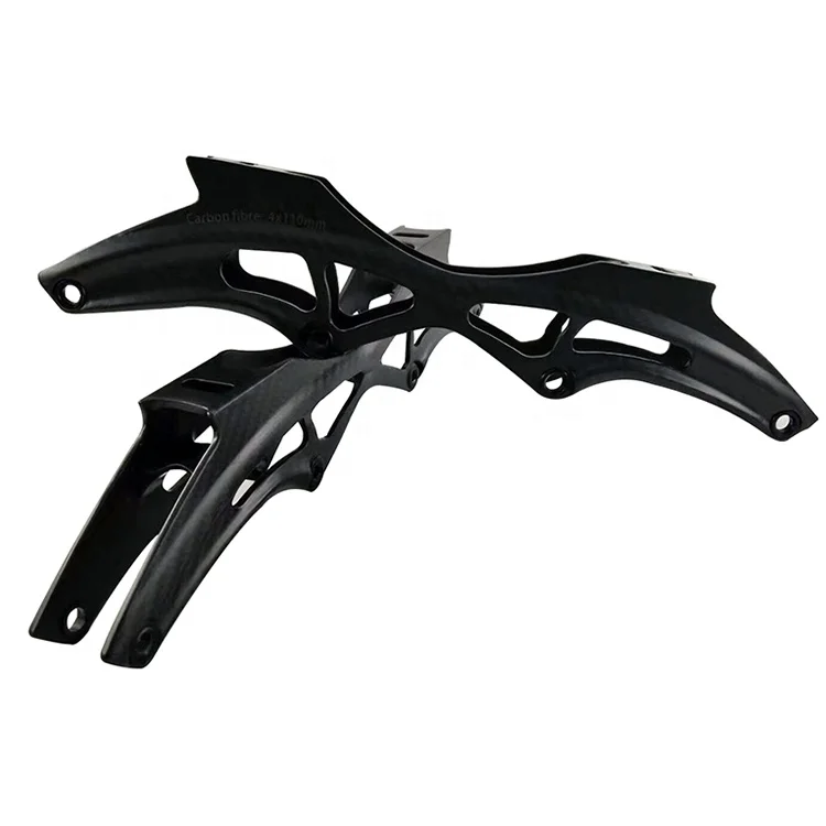 Высококачественные Профессиональные роликовые коньки 4*90/100/110 из углеродного волокна