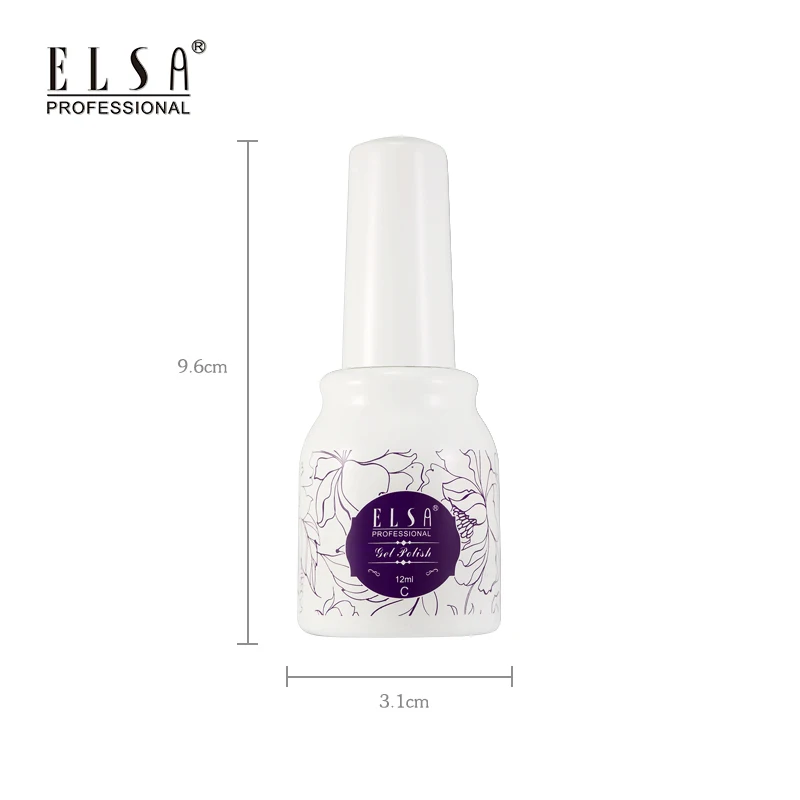 
ELSA 12ml Gel Nail Polish Soak Off Nail Art Led Nail Gel Varnish Semi Permanent UV gel Lacquer 29 Colors Choose 