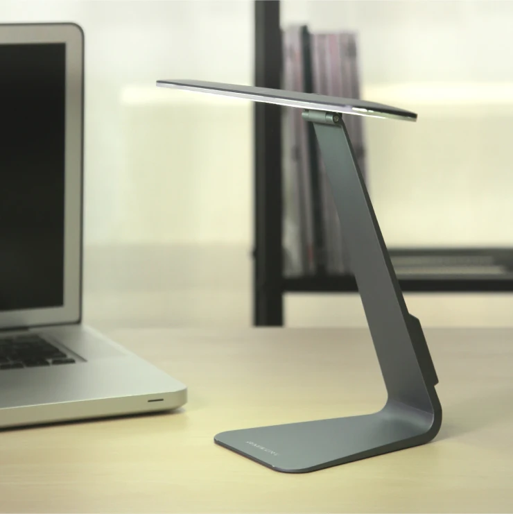 
Rechargeable LED light super thin foldable student reading desk lamp 