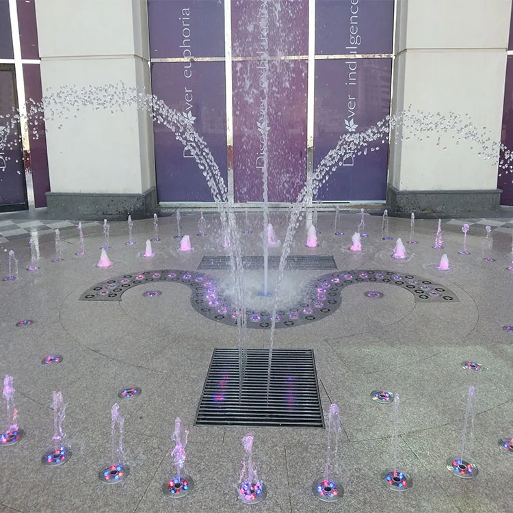 Комнатный открытый торговый центр наружный музыкальный танцевальный сухой пол водяной фонтан
