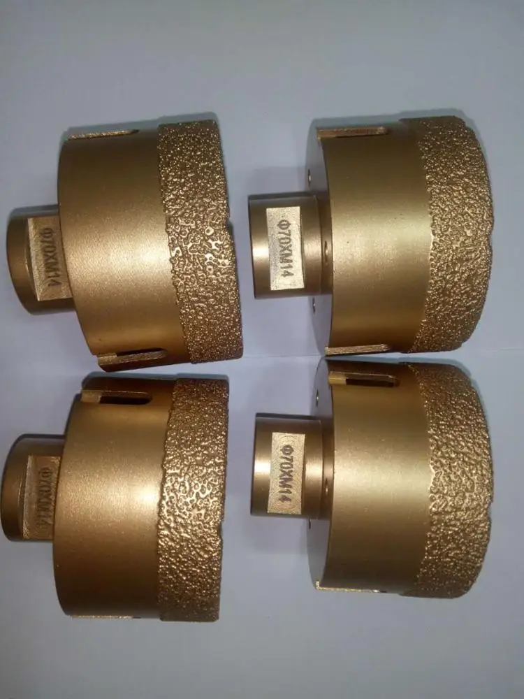 Factory wholesale vacuum brazed stone diamond core drill bit