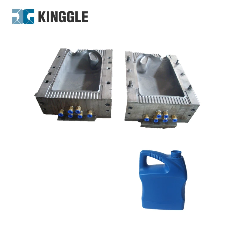 PP HDPE making steel CAD 500ml water bottle nice design 5L jerry can blow mold