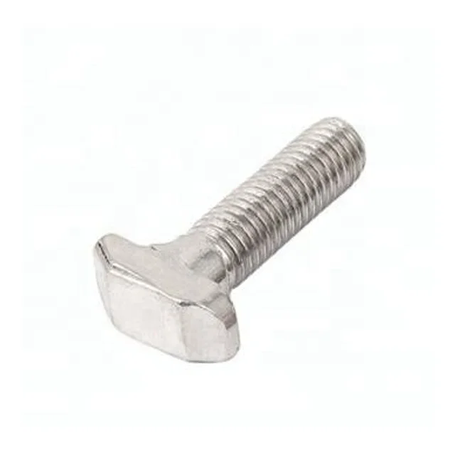 M8 x 20mm T Slot 10mm Quarter-Turn Drop-In Hammer Bolt