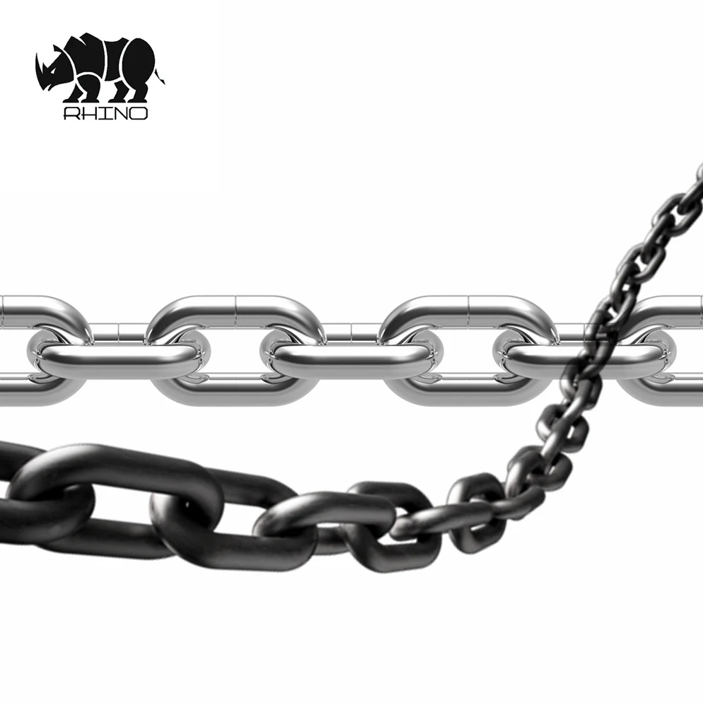 Chinese Manufacturer Plain Galvanizing DIN 766 Short Link Iron Chain Open Link Chains