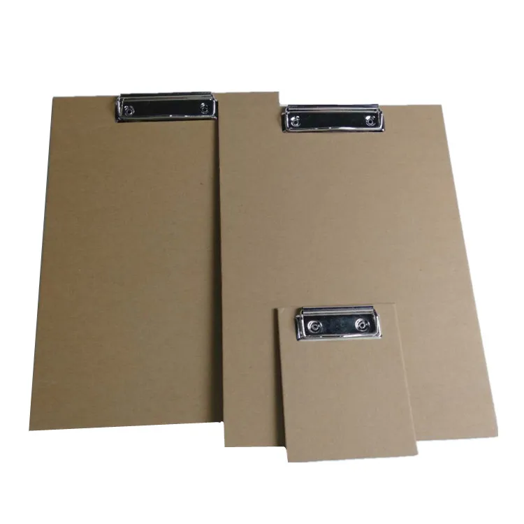Paper cardboard writing folder board clip board a4 metal