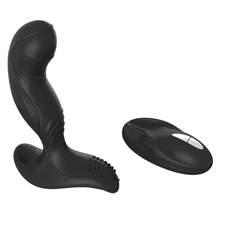 Оптовая продажа новый дизайн силиконовая Анальная пробка с дистанционным управлением электрическая массажная