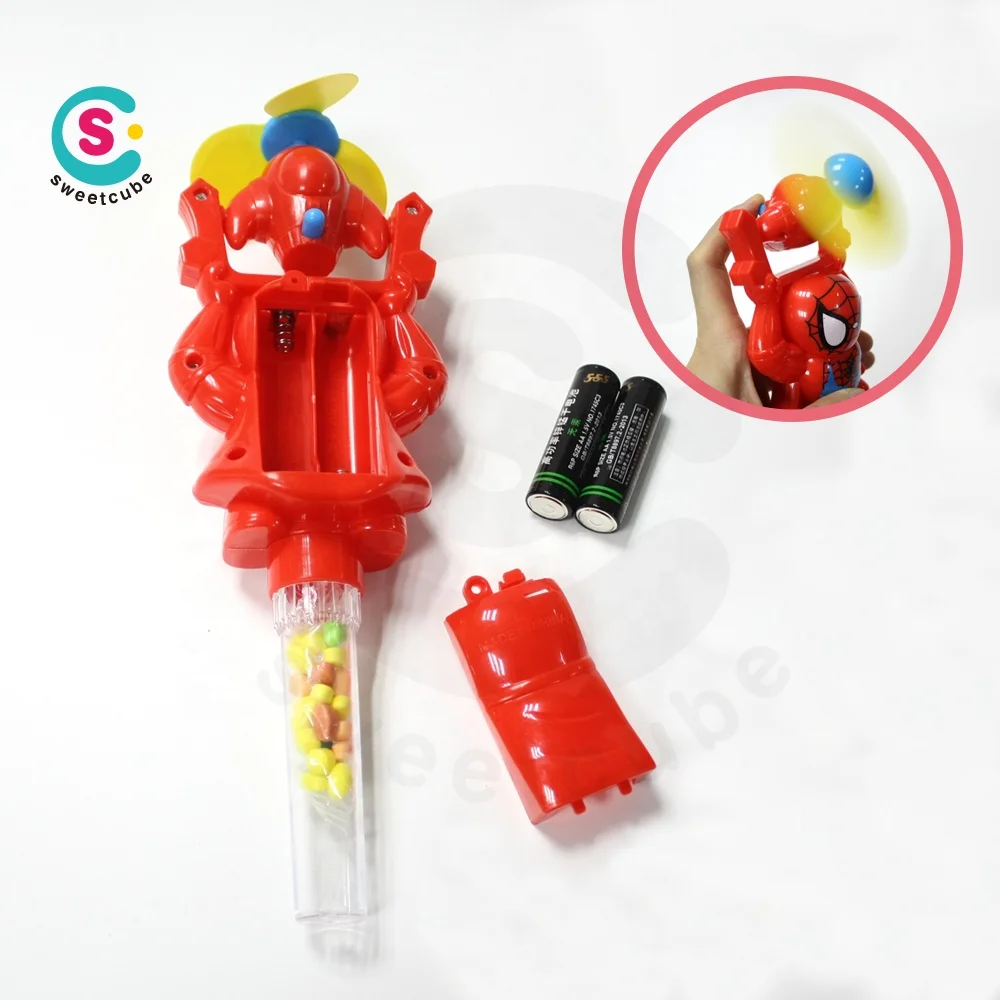 
New arrival robot fan candy toys 