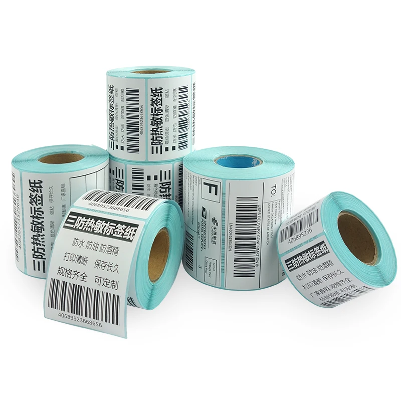 ECO Supermarket Weighing Scale price label, 1 Caron , Width 20mm~40mm Direct Thermal Paper adhesive Sticker