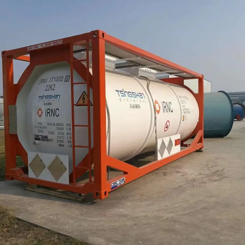  Портативный контейнер-резервуар для химической hcl кислоты ASME приемлемые всех видов среды ccs ISO 20