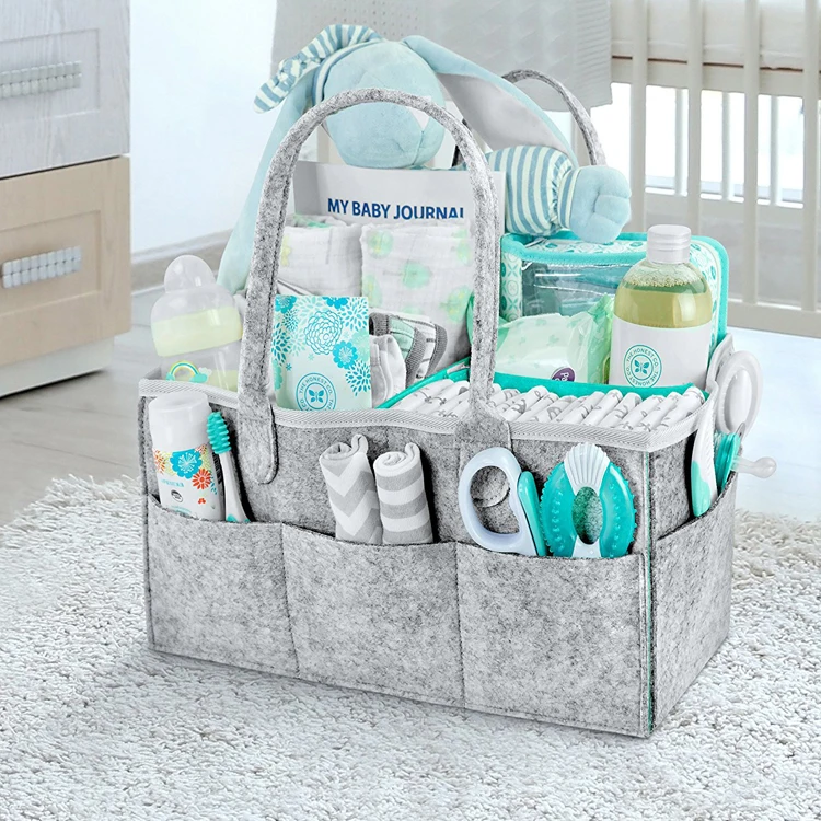 Cute Gift for Kids Nursery diaper caddy Storage Bin / Portable Large diaper caddy tote / Baby Diaper Caddy Organizer
