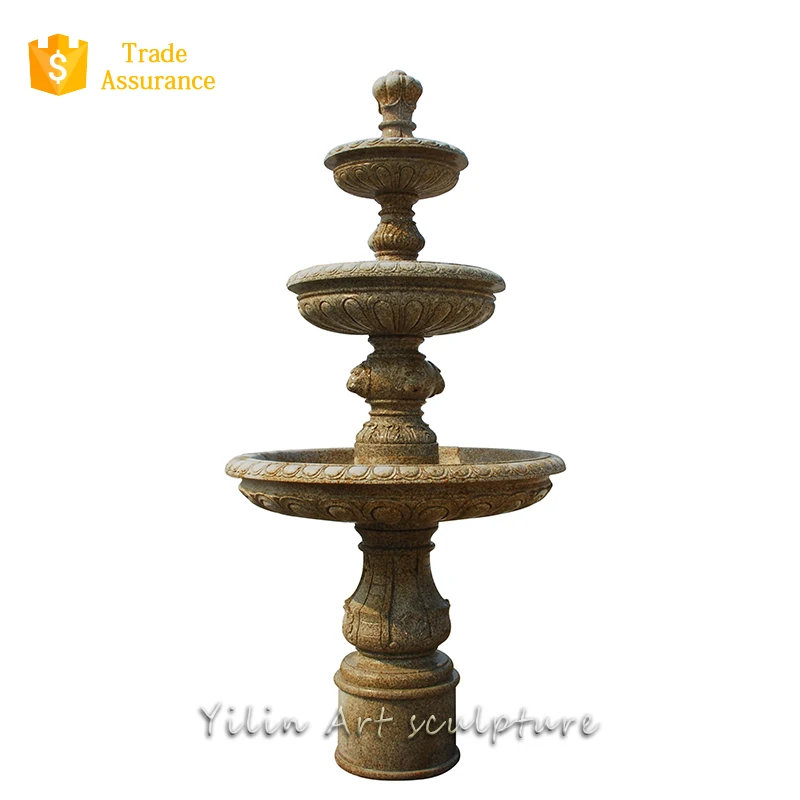 Decorative natural garden marble woman fountain