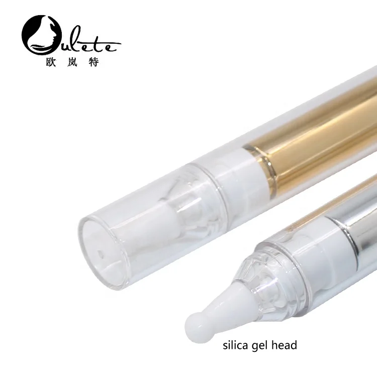 plastic cosmetic packaging eye cream 10ML 20ml gold airless syringe